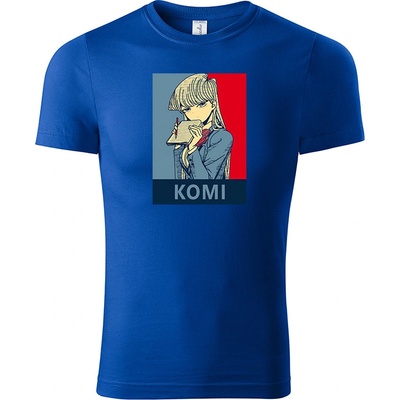 Komi Can't Communicate tričko Vote for Komi modré