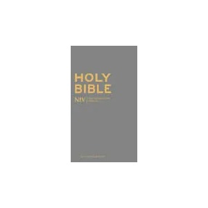 NIV Pocket Charcoal Soft-tone Bible with Zip | New International Version (2011)