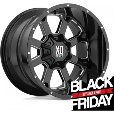 XD XD825 BUCK 25 10x20 6x135 ET-24 gloss black milled