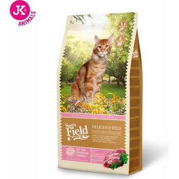 Sams Field Cat Delicious Wild superprémiové granule s divočinou 7,5 kg