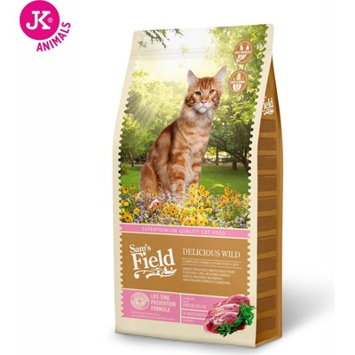 Sams Field Cat Delicious Wild superprémiové granule s divočinou 7,5 kg