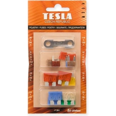 Pojistka blistr MIX 18 ks TESLA