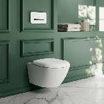 Villeroy & Boch Окачена тоалетна чиния Villeroy&Boch Antao TwistFlush Rimless, бяло мат Stone White CeramicPlus (4674T0RW)