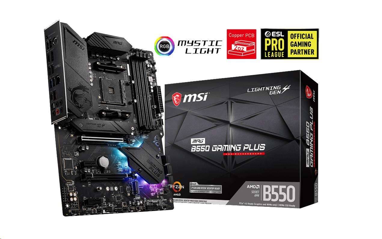 MSI MPG B550 GAMING PLUS od 119,46 € - Heureka.sk