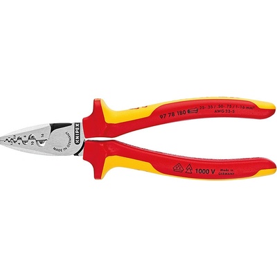 KNIPEX Kleště lisovací (krimpovací) na koncové dutinky, izolované 1000 v, knipex 9778180