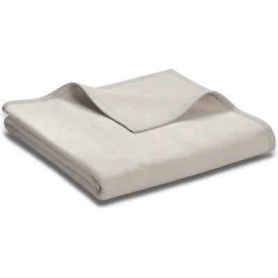 Biederlack Unicolour silber Deka 100x150