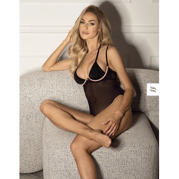 Obsessive Секси боди Body-Selinne-CzarnyV-61686-Czarny - Черен, размер XL/XXL