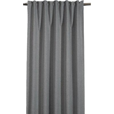 Sehlbach Záves so skrytými pútkami Blackout Elegance, striebrosivý, 245 x 140 cm