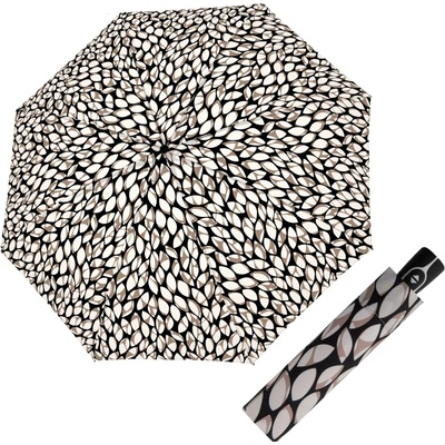 Fiber Magic Leaves taupe dámský plně automatický deštník