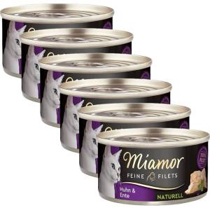 Miamor Feine Filets Naturell пиле и патица 6 x 80 г