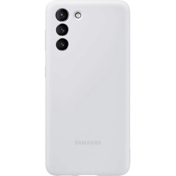 Samsung Silicone Cover EF-PG991TJ - оригинален силиконов кейс за Samsung Galaxy S21 (светлосив)