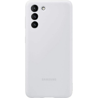 Samsung Silicone Cover EF-PG991TJ - оригинален силиконов кейс за Samsung Galaxy S21 (светлосив)