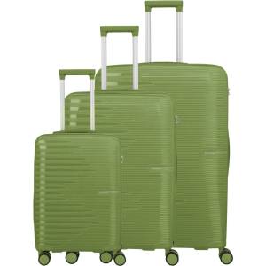 Travelite Набор пътни куфари Travelite Pacific S, M, L Olive Travelite | Zelen | МЪЖЕ | UNI