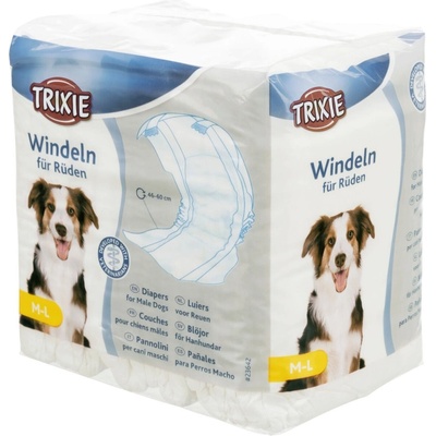 TRIXIE Пелени за кучета, размер M-L, 46-60 cm, 12 броя в опаковка