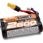 KONECT Батерия 2 клетки Konect LiIon Battery 7.4V 2600mAh 15C XT60 KN-LI0742600-XT60 (KN-LI0742600-XT60)
