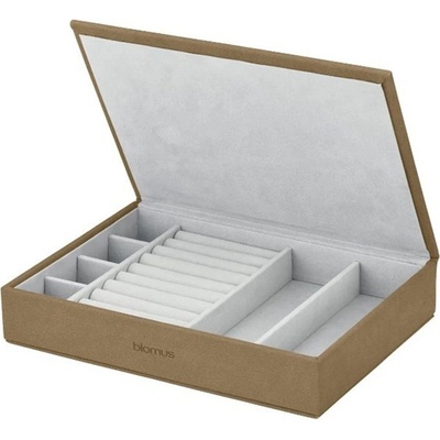Blomus Кутия за бижута Blomus Sahla, размер M, кафяв цвят (68321)