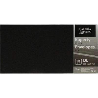 Ozdobné obálky Pearl - DL, 150 g/m2, perleťové, hnědé, 10 ks