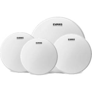 Evans EPP-UV1-R UV1 Coated Rock with UV1 Coated Snare Batter Комплект кожи за барабани (EPP-UV1-R)