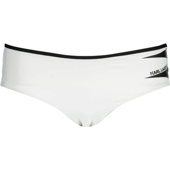KARL LAGERFELD Дамски бански долнище Karl Lagerfeld, XS, Бял (KL22WBT12_BIANCO_WHITE)