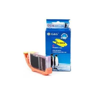 Compatible ГЛАВА CANON PIXMA PRO-100 - Magenta ink tank With Chip - CLI-42M - 6386B001 - P№ NC-C-0042M/C - G&G/200CANCLI42M