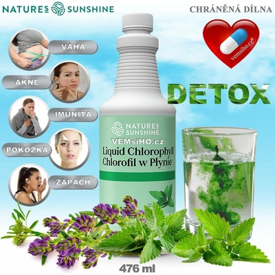 Nature's Sunshine Liquid Chlorophyll 476 ml Tekutý chlorofyl