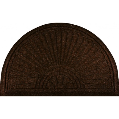 Dune Halfmoon dark brown 55x85 cm