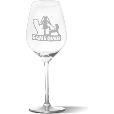 Sablio Pohár na víno Game over 490 ml
