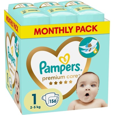 PAMPERS Premium Care 1 156 ks – Zboží Dáma