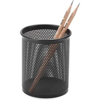 ARK Моливник/органайзер за бюро метален цилиндър черен