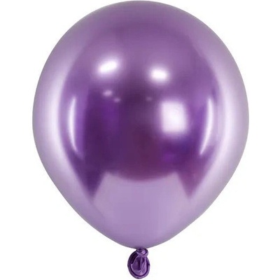 Party Deco Латексови Балони Хром, Виолетово - 30 см (chb1-014-50)
