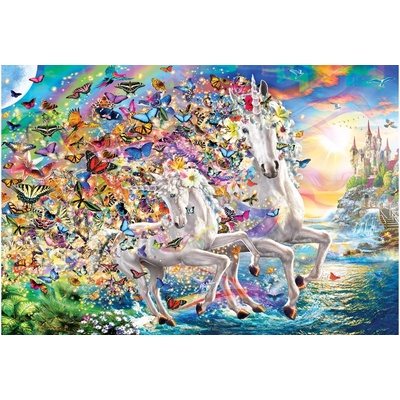 EUROGRAPHICS - Puzzle Unicorn Fantasy - 2 000 piese