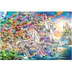 EUROGRAPHICS - Puzzle Unicorn Fantasy - 2 000 piese