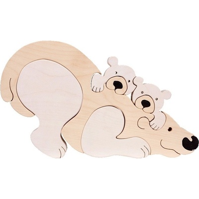 Fauna Puzzle Medvěd lední