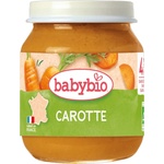 Babybio Био зеленчуково пюре Babybio - Моркови, 4 м+, 130 g (3288131502403) - baby
