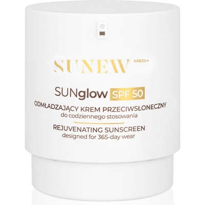 SUNEWMED+ SUNglow Anti-Aging Face Sunscreen SPF 50 слънцезащитен крем с подмладяващ ефект SPF 50 50ml