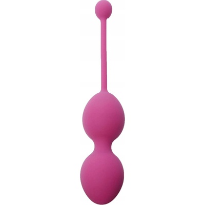 Boss Series Silikónové vaginálne guľôčky tmavo ružové 32 mm 200 g