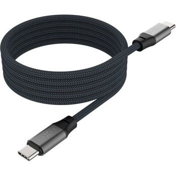 Fixed FIXDA-CC12-GR USB-C to USB-C PD, 1,2m, sivý