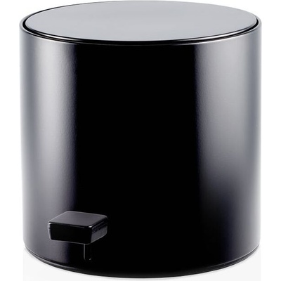 DECOR WALTHER Кошче за отпадъци в баня Bar 23 см черен мат (0615460)
