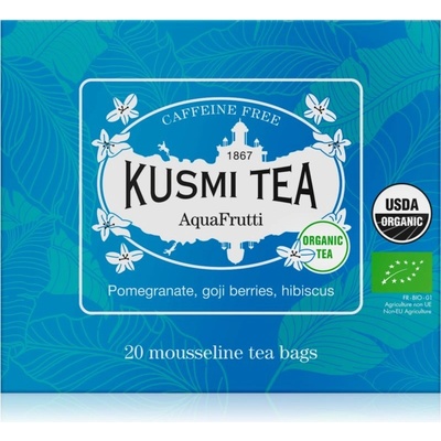 Kusmi Tea Porcovaný bylinný čaj AquaFrutti Bio 20 sáčků