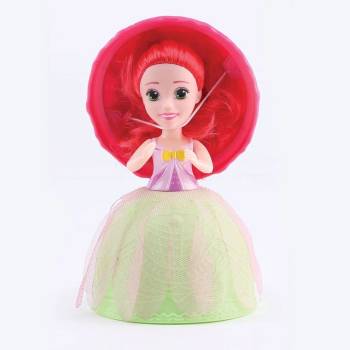 Кукла сладолед Мелба с четка - зелена + розово gelato