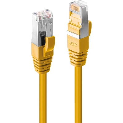 Lindy Пач кабел LINDY 47871, S/FTP, Cat. 6a, 30m, жълт (47871)