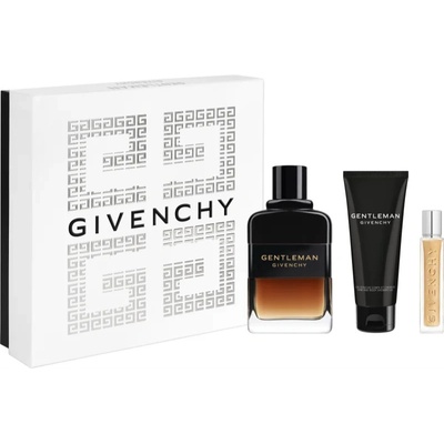 Givenchy Gentleman Reserve Privée parfumovaná voda pre mužov 100 ml + sprchový gél 75 ml + parfumovaná voda 12,5 ml darčeková sada