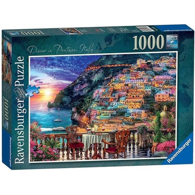 Ravensburger Пъзел Ravensburger от 1000 части - Вечеря в Позитано, Италия (15263)