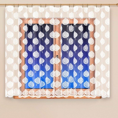 Kusová záclona Lístky 140x300 cm