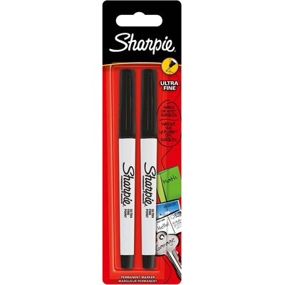 Sharpie Перманентен маркер Sharpie UF, черен, 2 бр блистер (27246-А)