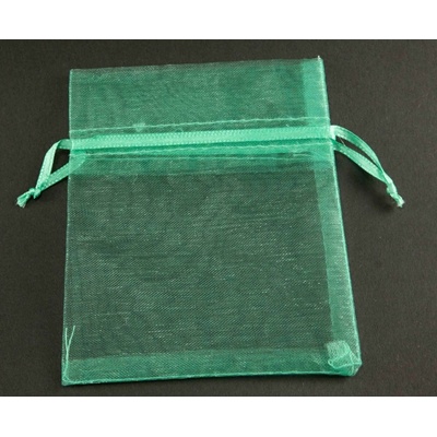 Darčekové vrecká z organzy - viac farieb - rozmer 8,5 cm x 11,5 cm Mint