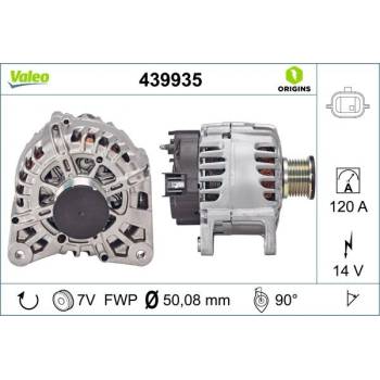 VALEO Alternátor 439935
