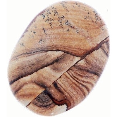 Nefertitis Jaspis obrázkový placička - cca 4 - 5 cm