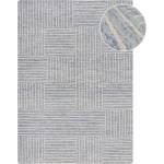 Flair Rugs Светлосин ръчно изработен вълнен килим 80x150 cm Memphis Wool - Flair Rugs (503119376091)