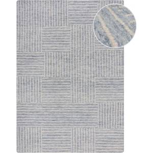 Flair Rugs Светлосин ръчно изработен вълнен килим 80x150 cm Memphis Wool - Flair Rugs (503119376091)